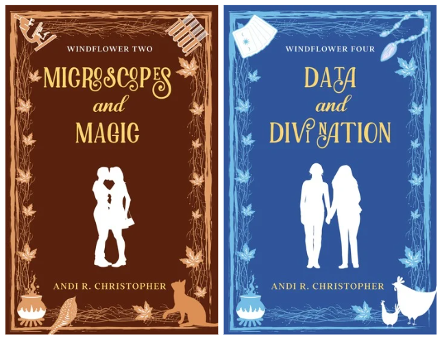 covers of Microscopes and Magic and Data and Divination